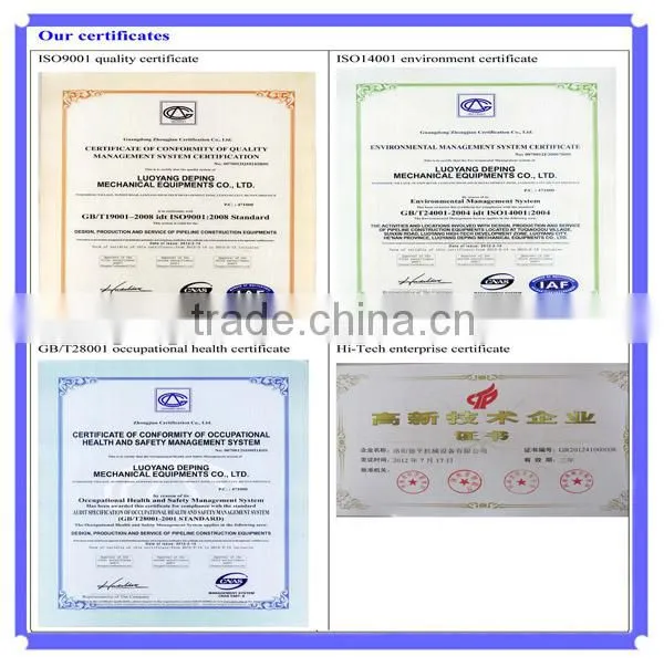 Luoyang Deping Pipeline Welding Using Hydraulic Drive Pipe Cutting and Beveling Machine