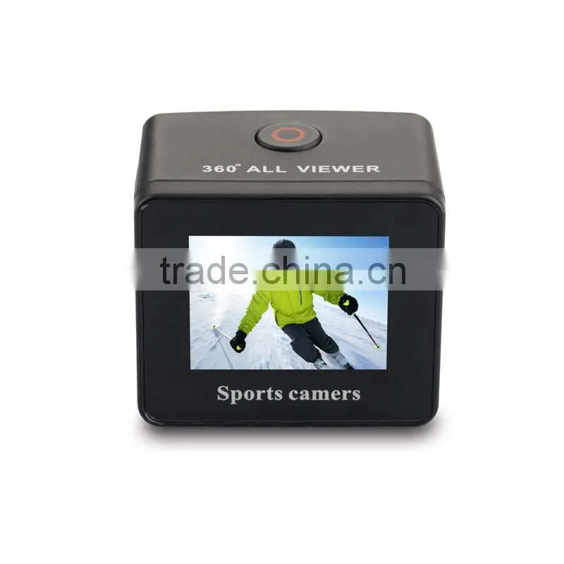 New CUBE360 Mini Sports Action Camera 360 Degree Panoramic View wifi extreme sports action video camera