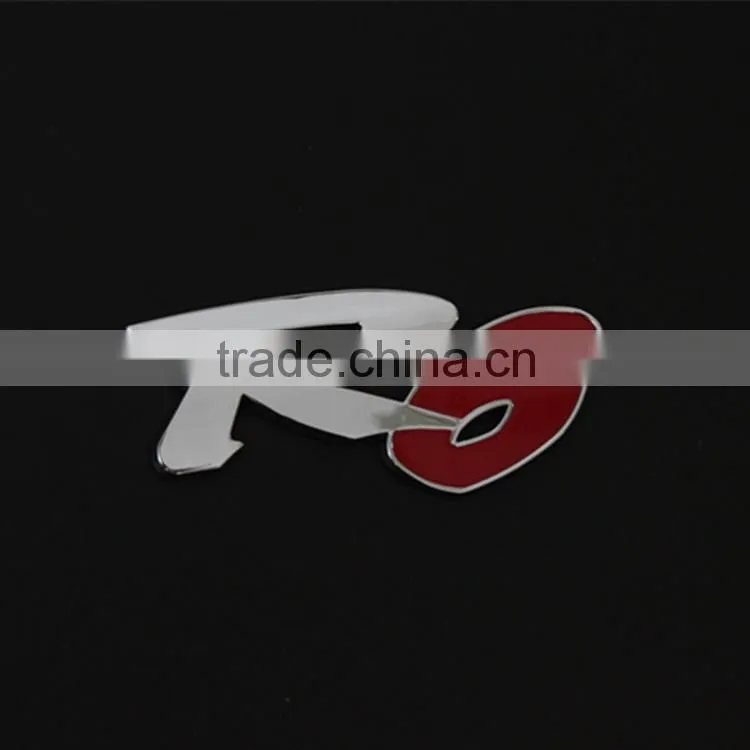 Wholesale 3D ABS chrome letters car badge ABS numbers car sticker chrome badge emblem