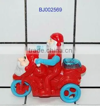 Small Christmas gift cheap decorative items small hanging silver santa claus