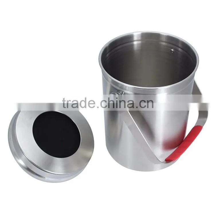 houseware factory home-use 1.0 gallon metal mini trash can