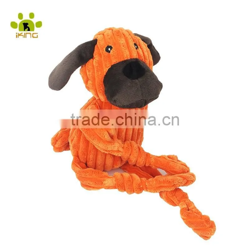Fashion Short Plush Dog Toys Squeaker Pet Stuffer Corduroy Toy Puppy Product toys Puppy Chewing Training Toy Animal Shape