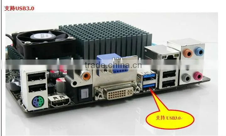 E350MU APU E350 dual-core 17 * 17 ITX motherboard mini chassis mainframe computer dedicated board