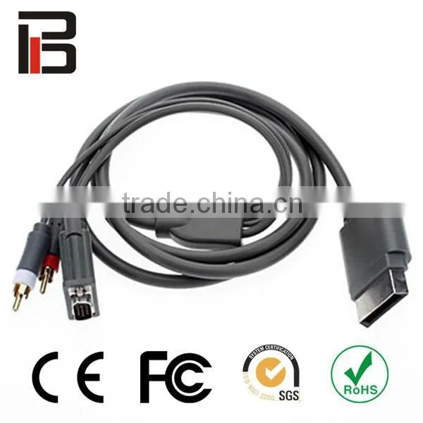 Hot item Premium VGA Cable HDAV Digital Optical Audio Port for Microsoft Xbox 360 Xbox 360 Slim