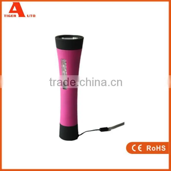 2015 wholesale dry battery Trumpet LED Flashlight Torch