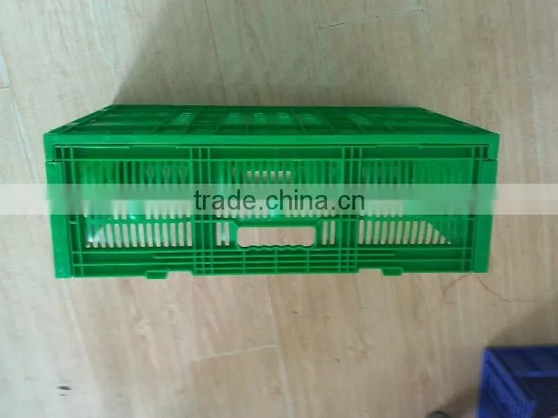 2016 PP Good quality hot sale plastic foldable crate for apples and orange and all kinds fruits