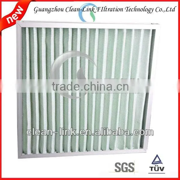 Pre filter non woven fabric pleated panel ventilation filters