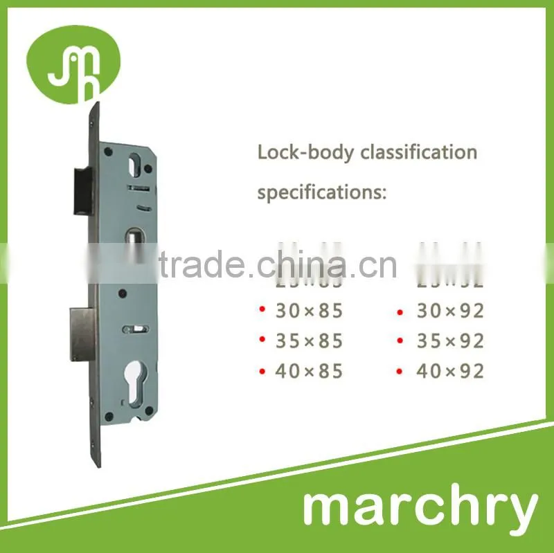Europrofile stainless steel security door locks