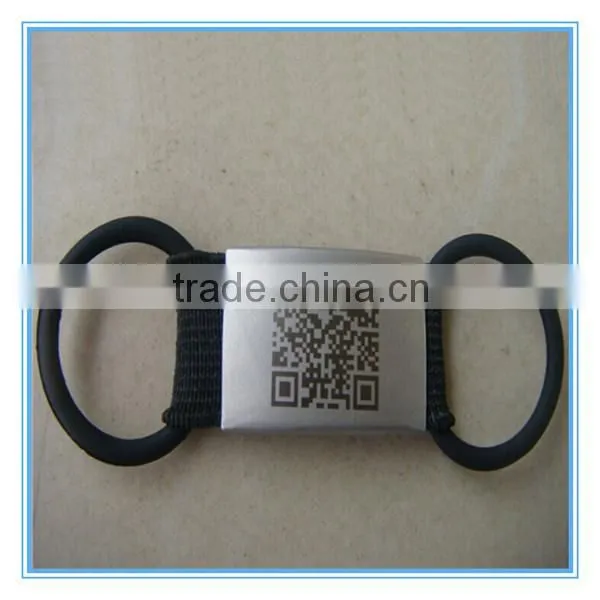 small pet item silicone qr code pet tag