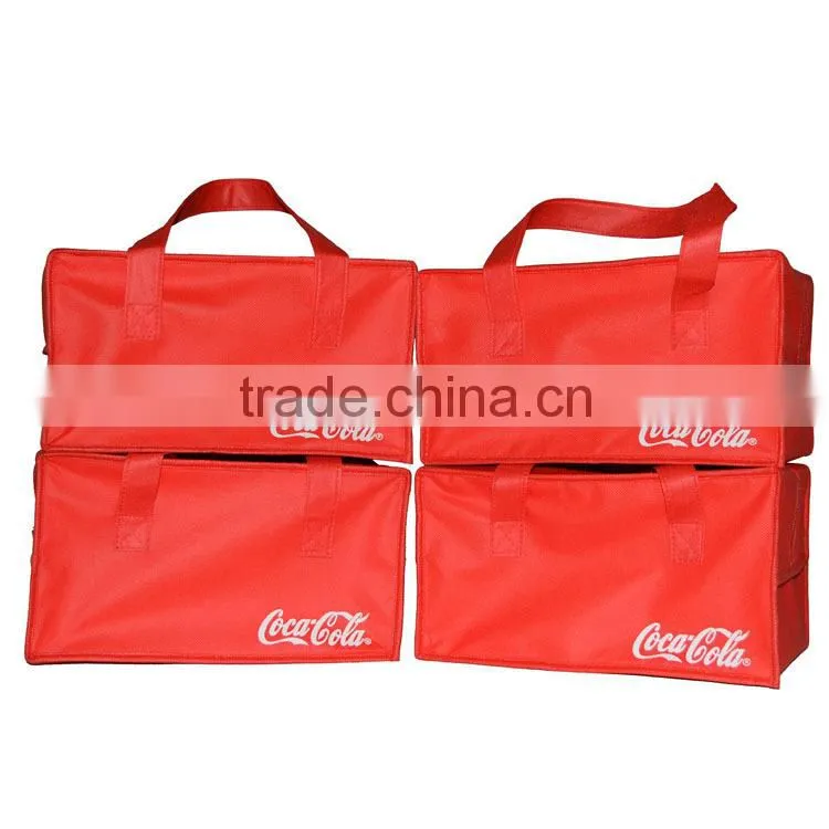 FACTORY sale red non woven cola cooler Bag beer bag