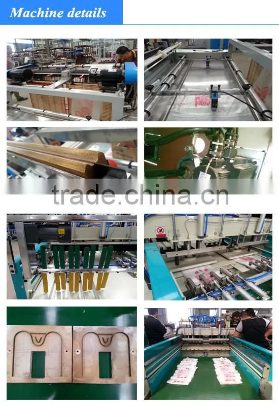 CE Quality Double Servo Motors Automatic T-shirt Bag Making Machine Price