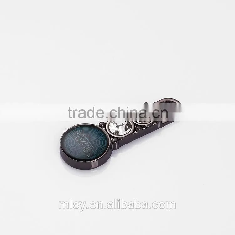 Hot sale fashion zipper puller bag accessory Brightness B1-80027