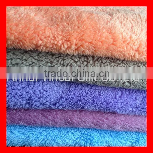 Polyester Weft Knitted Sherpa Fabric