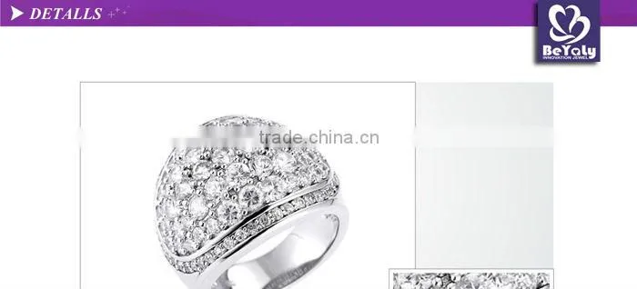 Wholesale jewelry gemstone 925 sterling silver China CZ ring