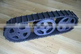 Manufacturer robot lawn mower rubber tracks 50*19*54