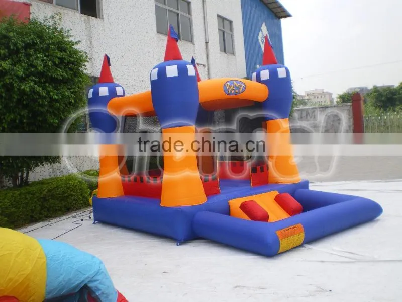inflatable bouncer castle with ball pit