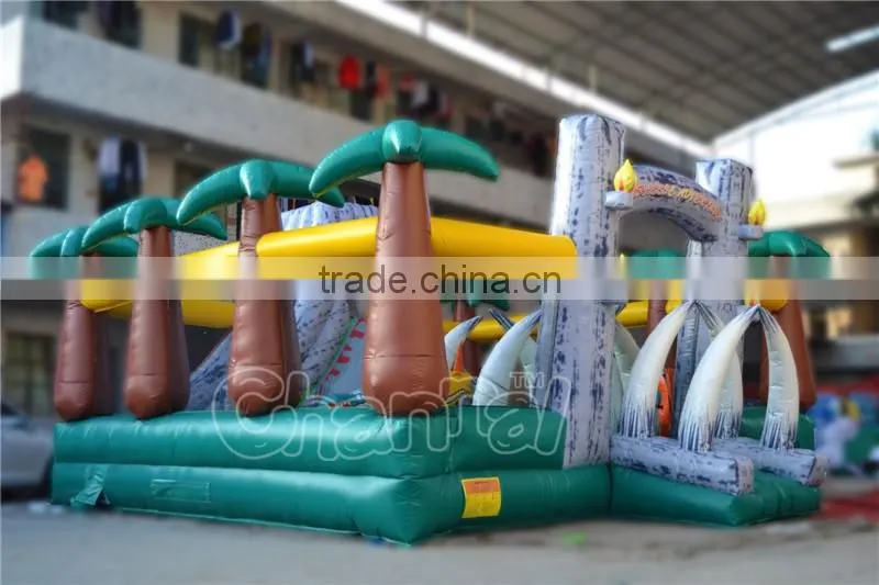 2016 New designed mini inflatable obstacle interactive games