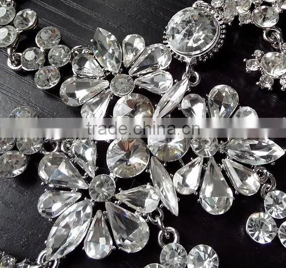 New Design High-end Jewelry Rhinestone Sexy wedding bridal body chain dress