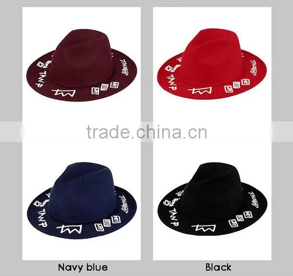 The Latest Fashion Felt Fedora Hat Ladies Felt Hillbilly Hat