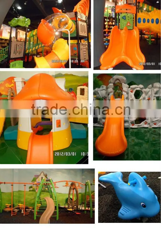 Trampoline for trampoline park with basketball hoop