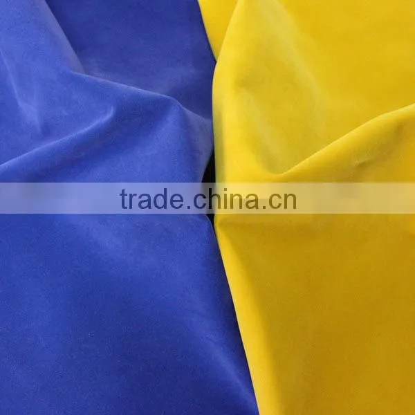 flocking pu leather PU synthetic leather for making shoes from China wholesale faux leather fabric