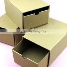 customized printing kraft paper two pieces drawer box