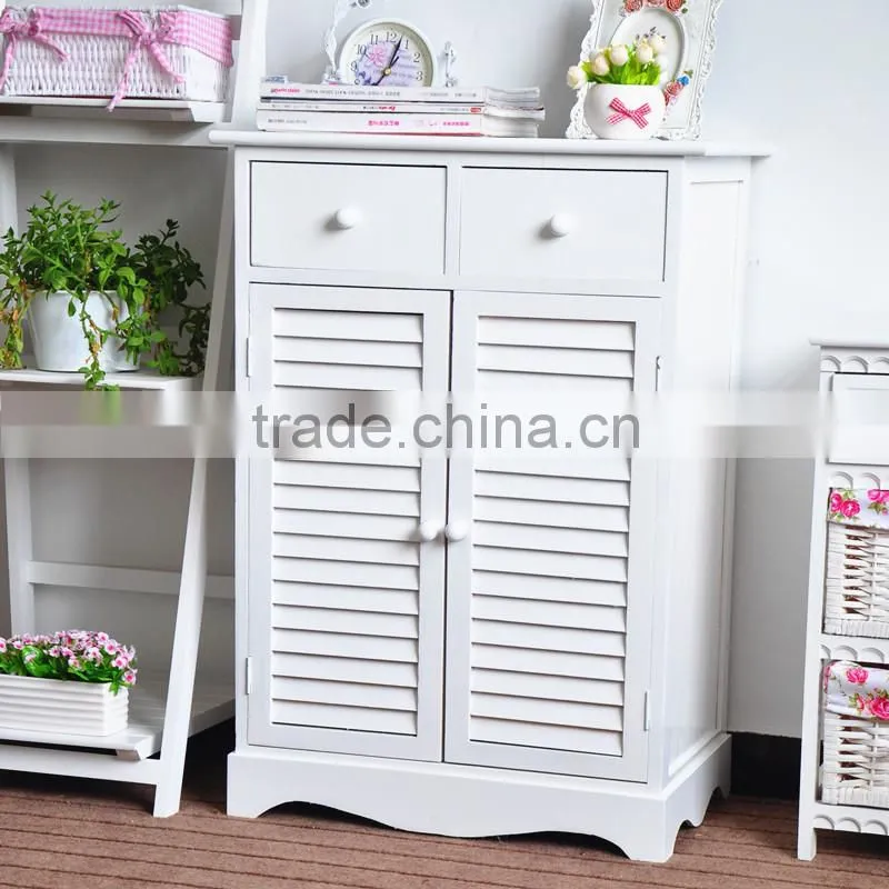 Living room solid wood shutter shoes collect racks ,storage cabinet
