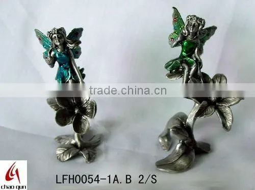 2012 metal lovely fairy sculpture 0240