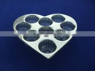 Plastic chocolate blister tray
