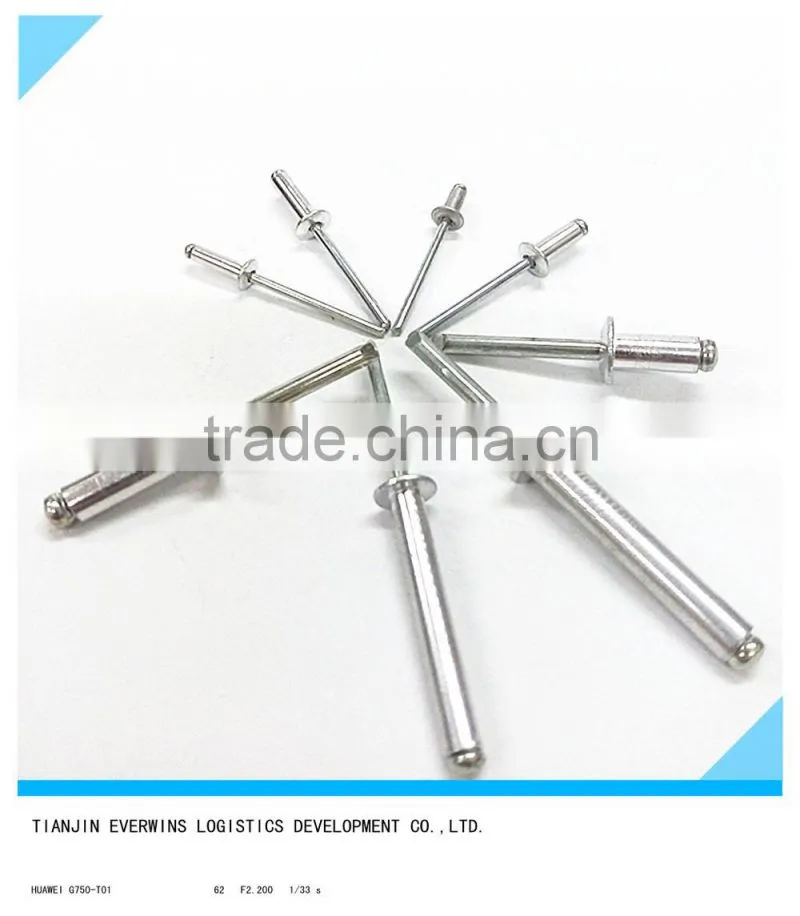 Aluminium blind rivets