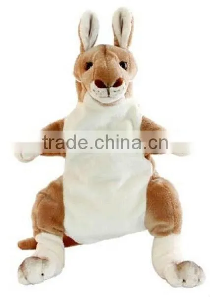 Grey koala plush body puppet