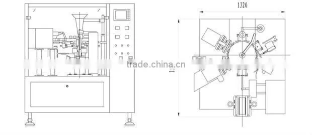 GD8-200Y fulling automatic price pouch packing machine in india
