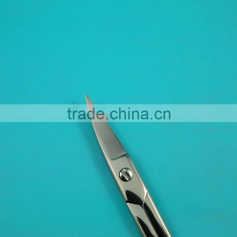 3.5mm thickness squared hole handle beauty manicure scissors