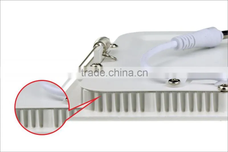 2015 Hottest high quality ultra-thin 6w Square led panel light,with 2 years warranty
