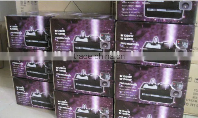 up-spraying fog machine