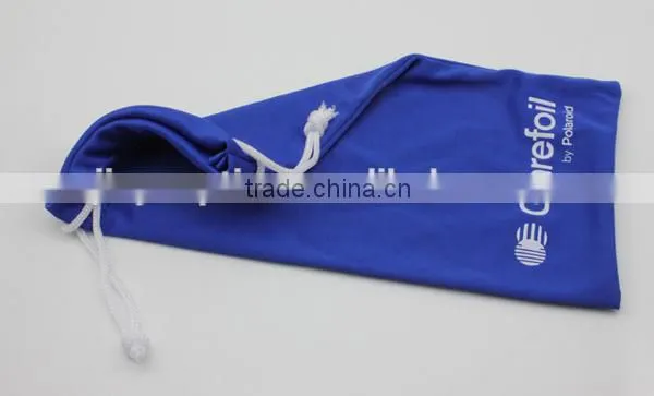 Microfiber sunglasses cloth pouch with logo printed