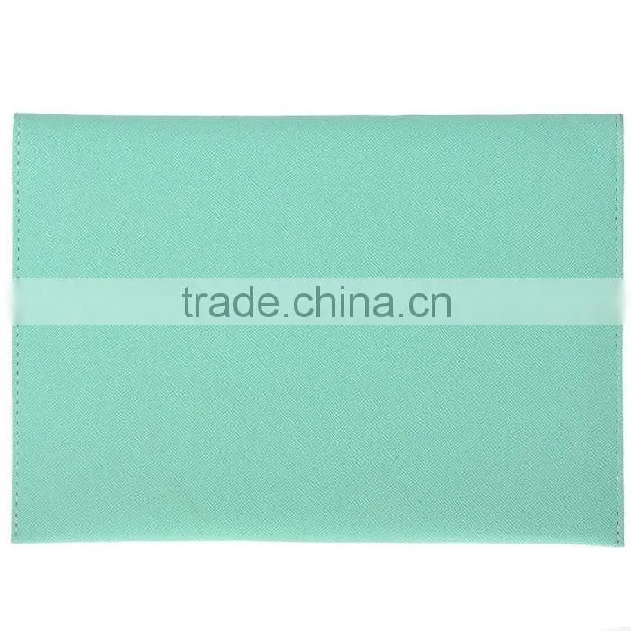 2-Tone PU Leather Envelope Sleeve Pouch for Tablet with Card Holders