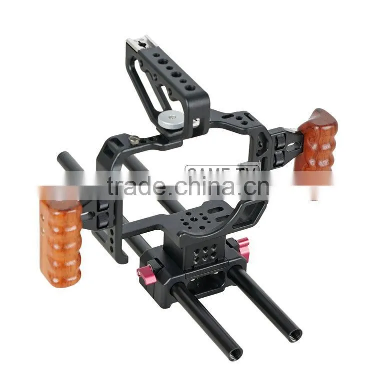 CAME-TV Protective Cage for GH4 Camera Rig with Handle HT-GH4 Armor
