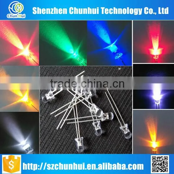 2015 3mm 5mm led diode white led diode with ultra