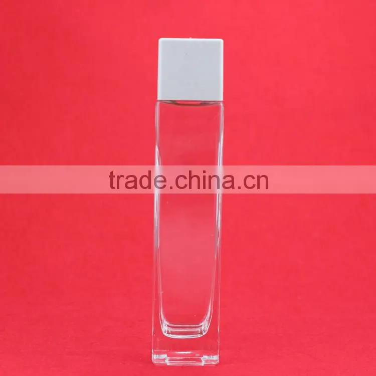 wholesale 750ml wine bottles decal glass spirit bottle hith thin frosted liquor bottles