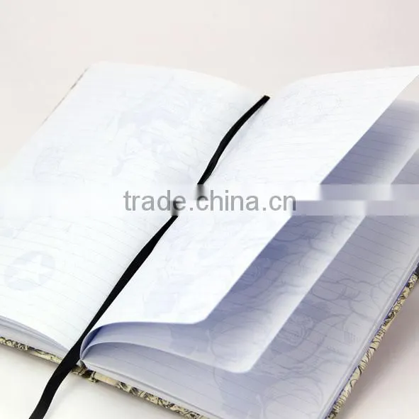 College Ruled Diary with Elastic Band FSC Notebook