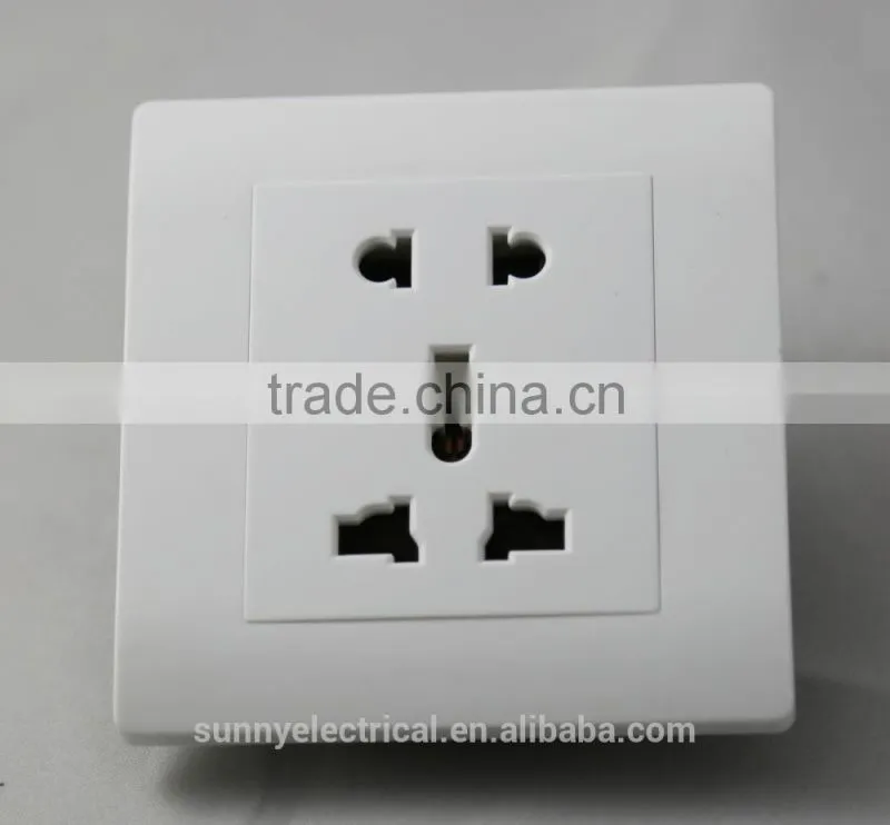 250v british style 5 pin universal socket