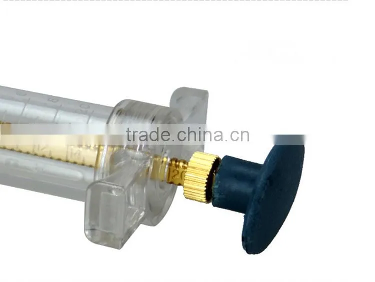 Professional fatory veterinary instruments injector plastic steel syringe