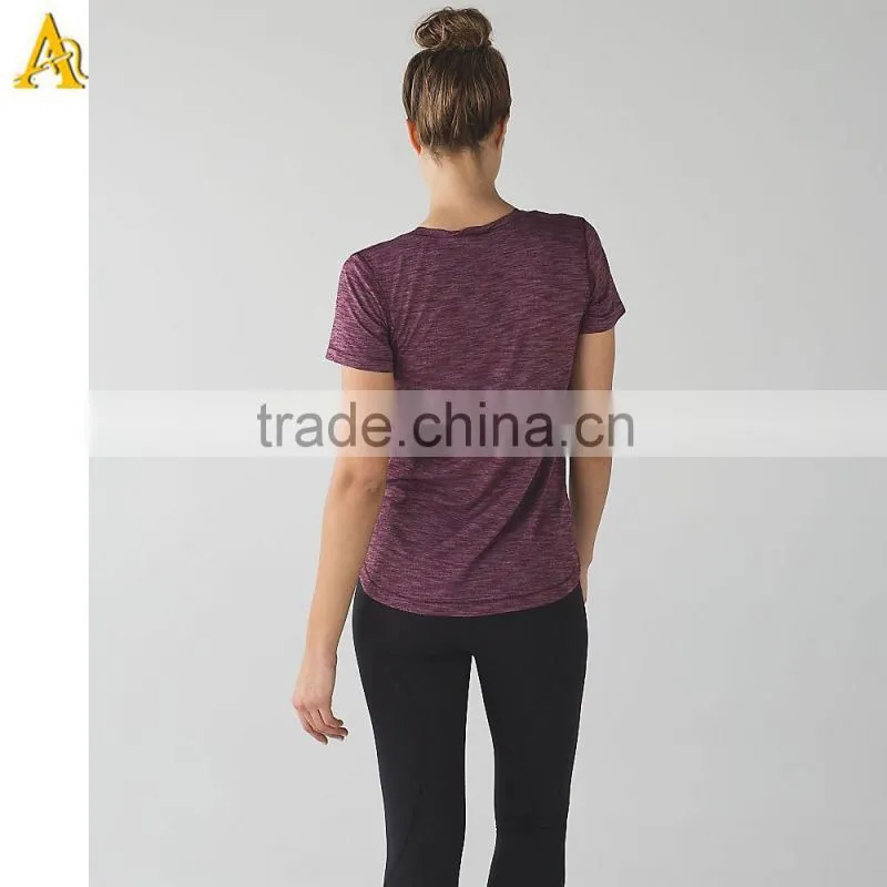 wholesale custom logo Women's High Quality Sport t Shirt