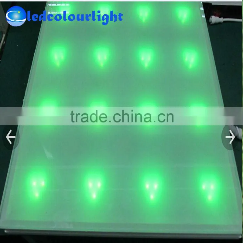 2015 hot style DMX512 RGB LED dance floor light for club bar stage/DMX LED panel light for holiday lighting