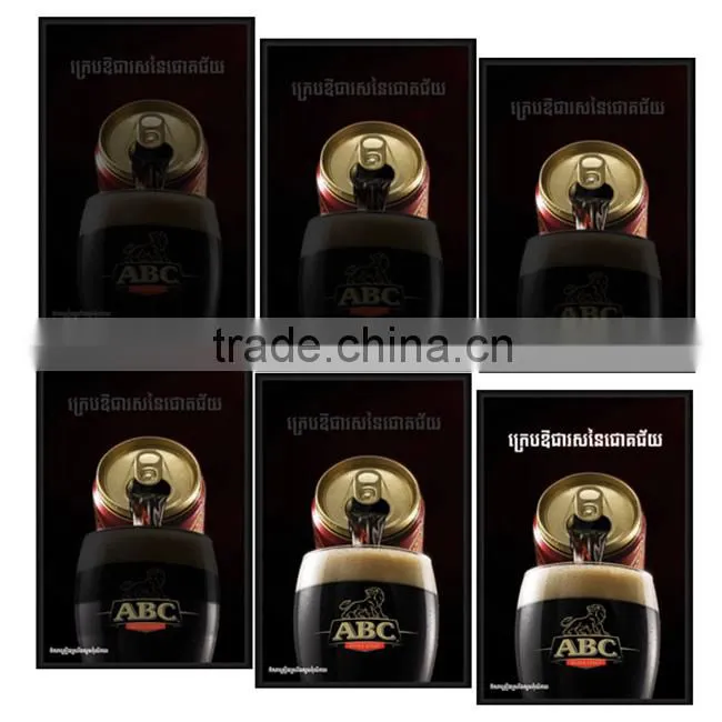 New Products Flash light box Dynamic LED Light Box advertising light box