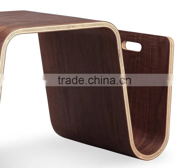wood scando modern bendwood side table