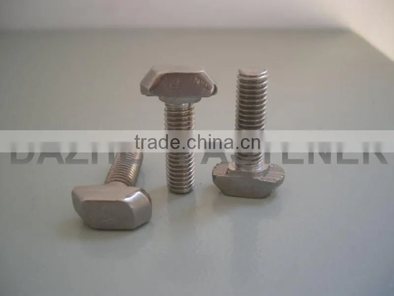 high quality flat slotted head bolts