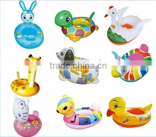 Animal design Inflatable kids boat / kids Boat Swimming Toy / inflatable animal toys for kids