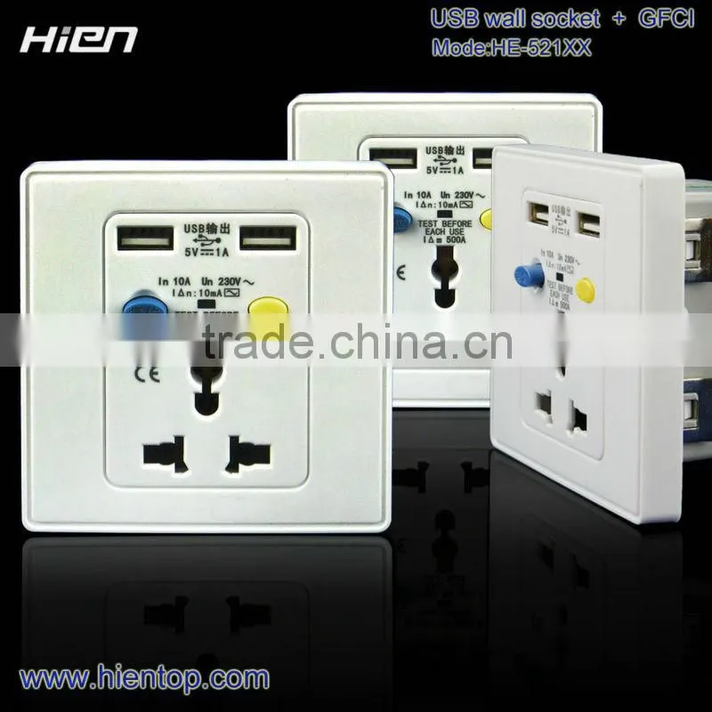 French 2015 New design usb 5v power outlet 5V2000mA USB module for switches and furniture